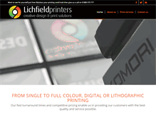 Tablet Screenshot of lichfieldprinters.co.uk